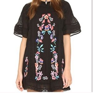 Free People perfectly Victorian embroidered dress